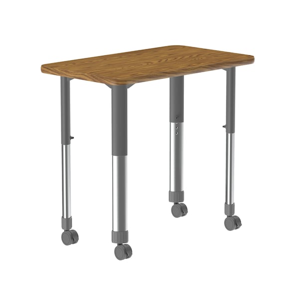 TFL Collaborative Desk - Casters - Rec